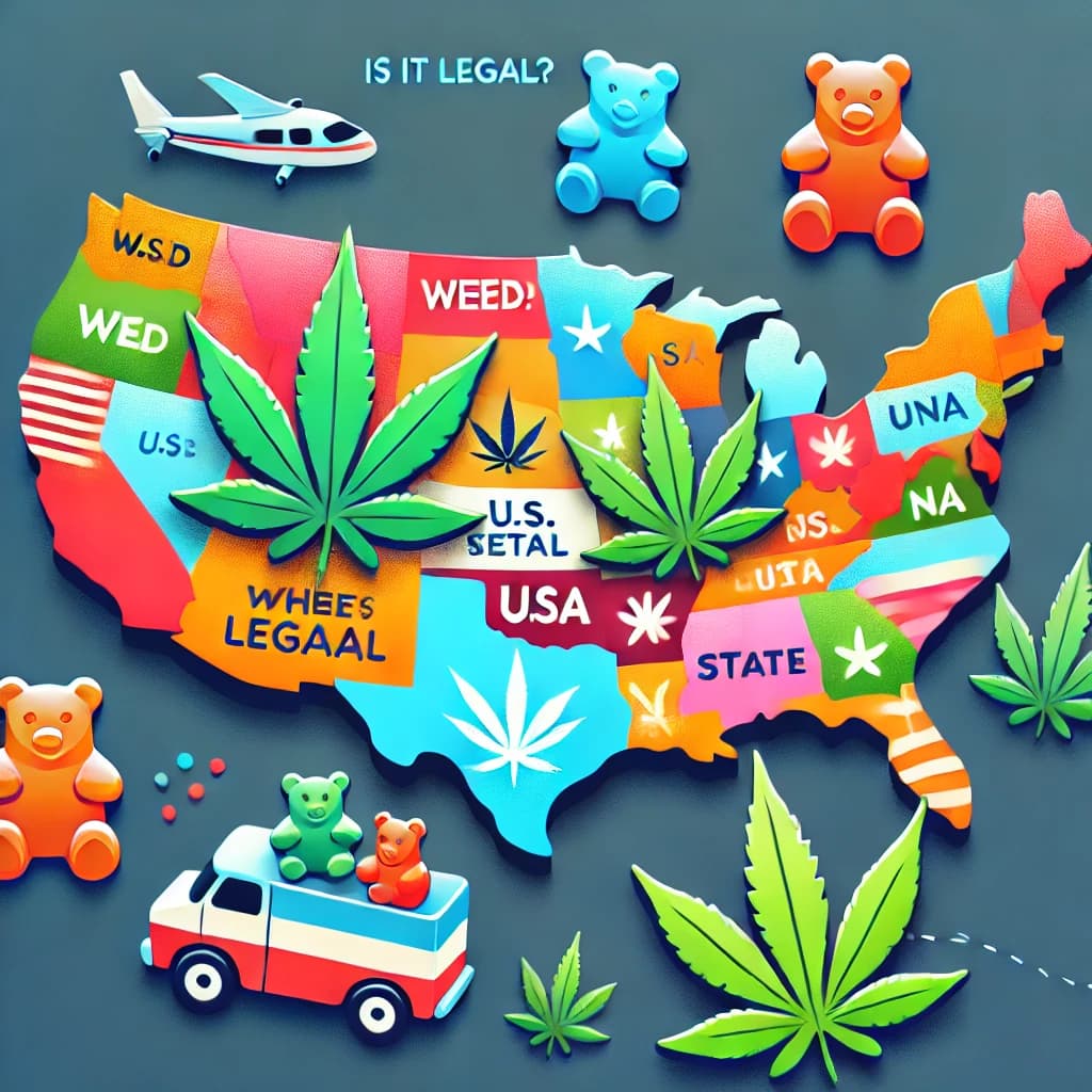 Is It Legal? A Guide to Weed and Gummies Across the States